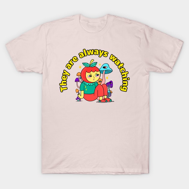 They are always watching T-Shirt by Lemon Squeezy design 